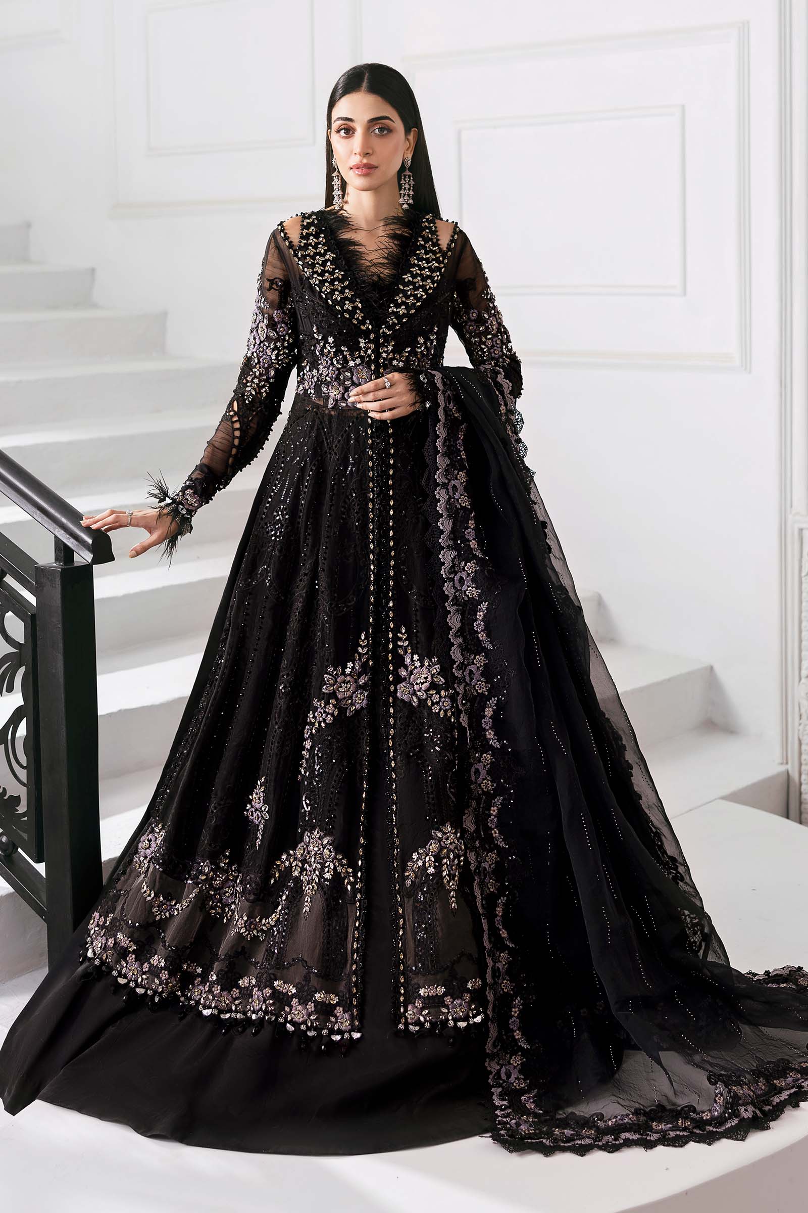 Maria B Embroidered 2025 | Pakistani Wedding Outfits UK  Tagged "Black"