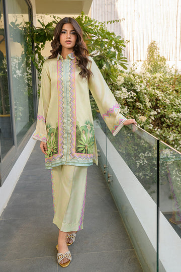 Fatima Khan | Eid Digital Silk Prints | Blossoms