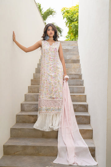 Fatima Khan | Eid Digital Silk Prints | Flora