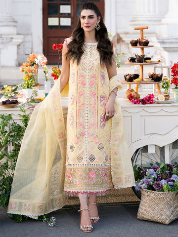 Bin Ilyas | Clara Embroidered Lawn 24 | 212 - B - Khanumjan Pakistani Clothes and Designer Dresses in UK, USA