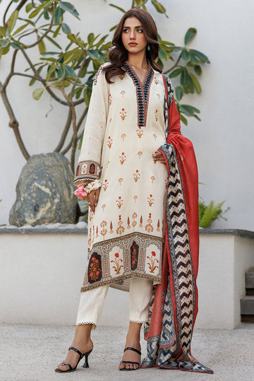 Deepak Perwani | Festive Lawn 24 | KTD4076 - Khanumjan Pakistani Clothes and Designer Dresses in UK, USA