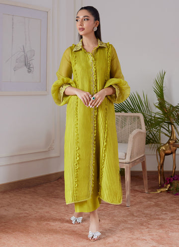 Farah Talib Aziz | Luna Eid Collection 24 | FAUSTINE KIWI - Khanumjan Pakistani Clothes and Designer Dresses in UK, USA