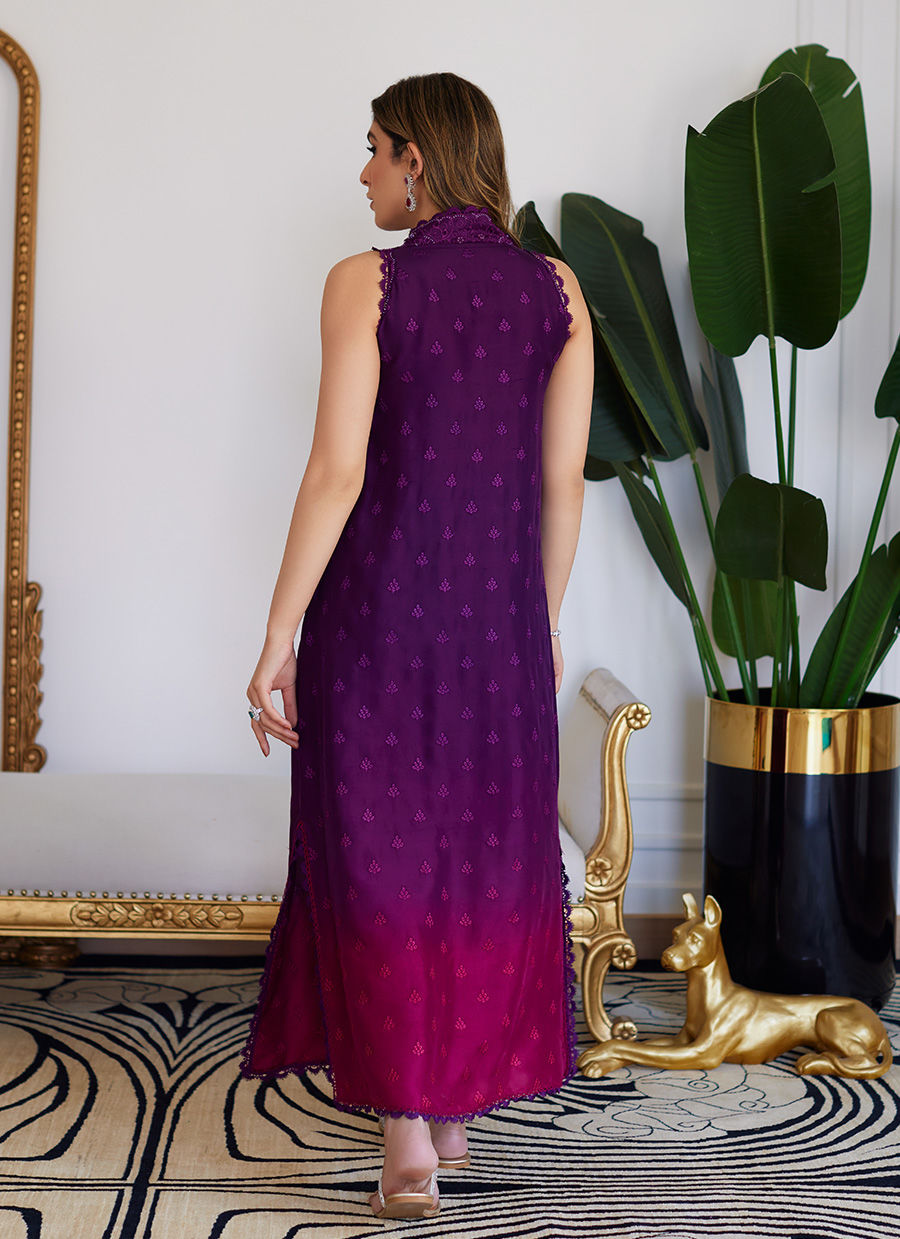 Farah Talib Aziz | Luna Eid Collection 24 | VIOLETTE WILD BERRY OMBRE - Khanumjan  Pakistani Clothes and Designer Dresses in UK, USA