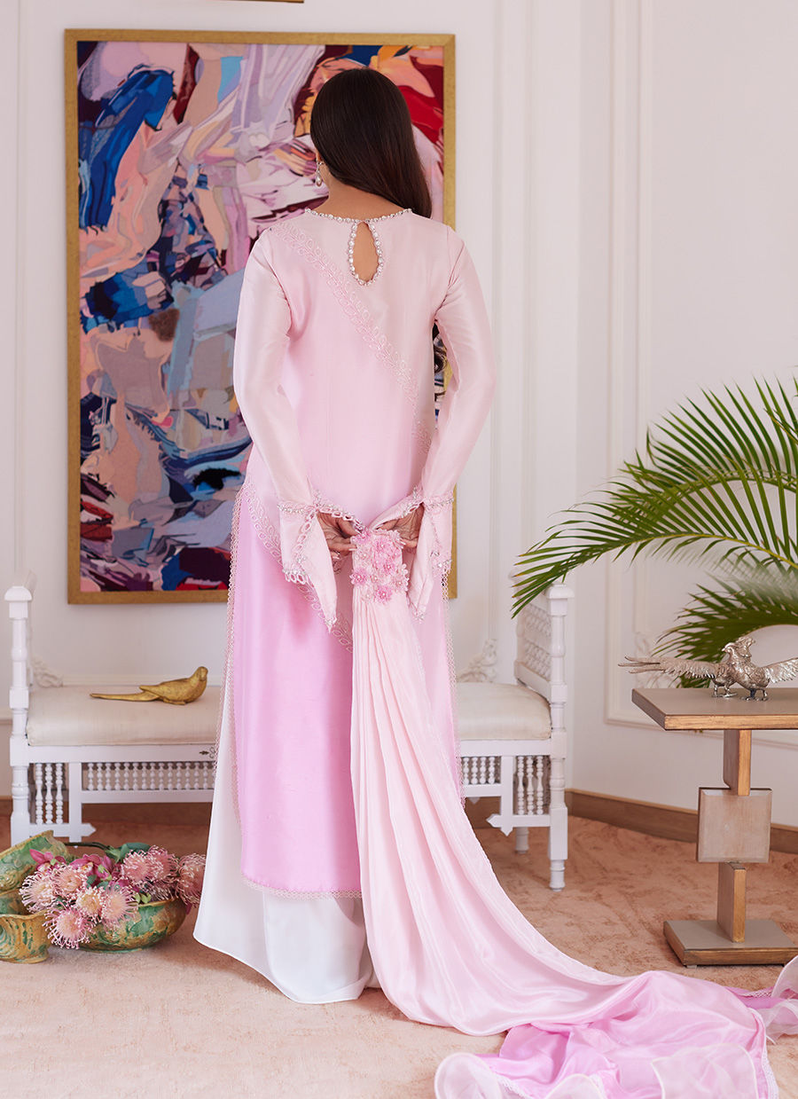Farah Talib Aziz | Luna Eid Collection 24 | RELLIA BABY PINK - Khanumjan  Pakistani Clothes and Designer Dresses in UK, USA