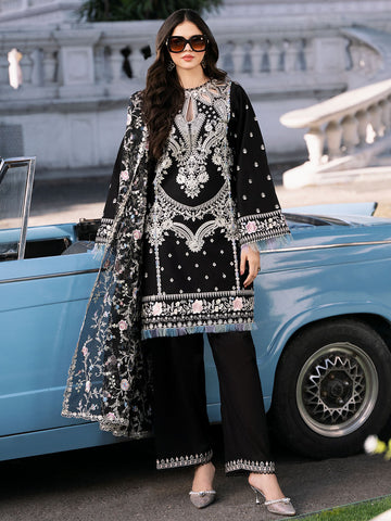 Bin Ilyas | Clara Embroidered Lawn 24 | 214 - A - Khanumjan Pakistani Clothes and Designer Dresses in UK, USA
