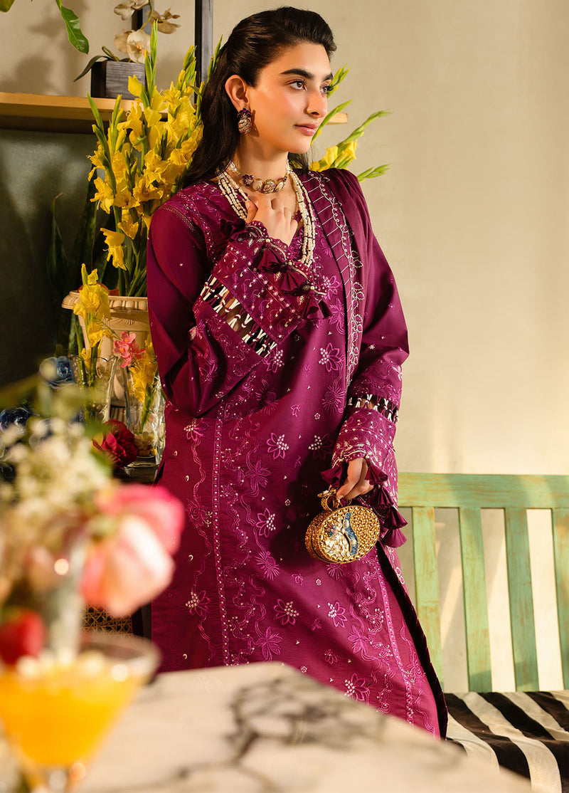 Sahane | In Laws in Lawn Eid Edit |   CT-21002 Berry