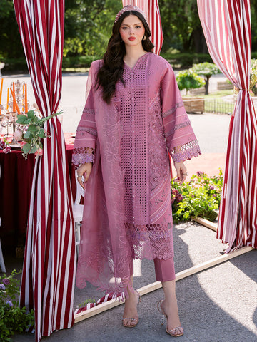 Bin Ilyas | Clara Embroidered Lawn 24 | 215 - A - Khanumjan Pakistani Clothes and Designer Dresses in UK, USA