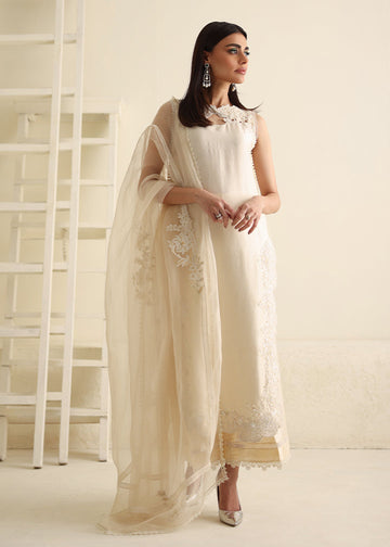 Umsha | Luxury Pret | IVORY LOVE - Khanumjan Pakistani Clothes and Designer Dresses in UK, USA
