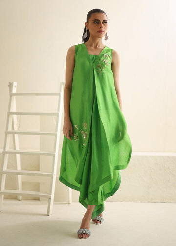 Umsha | Luxury Pret | GREEN BLOOM - Khanumjan Pakistani Clothes and Designer Dresses in UK, USA