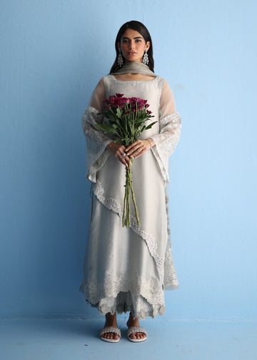 Umsha | Luxury Pret | FROSTED PEARL - Khanumjan Pakistani Clothes and Designer Dresses in UK, USA