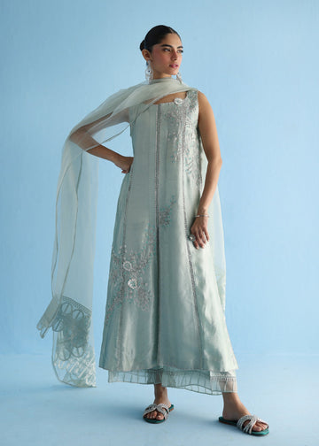 Umsha | Luxury Pret | AQUA ICE - Khanumjan Pakistani Clothes and Designer Dresses in UK, USA