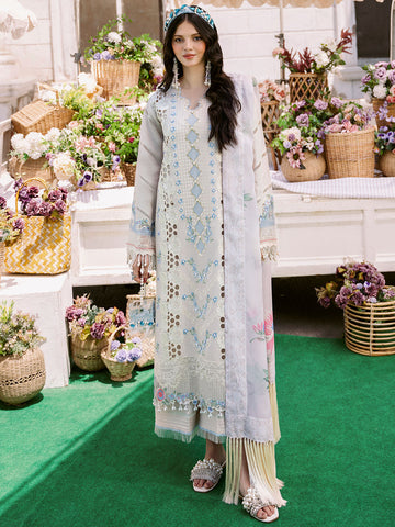 Bin Ilyas | Clara Embroidered Lawn 24 | 213 - B - Khanumjan Pakistani Clothes and Designer Dresses in UK, USA