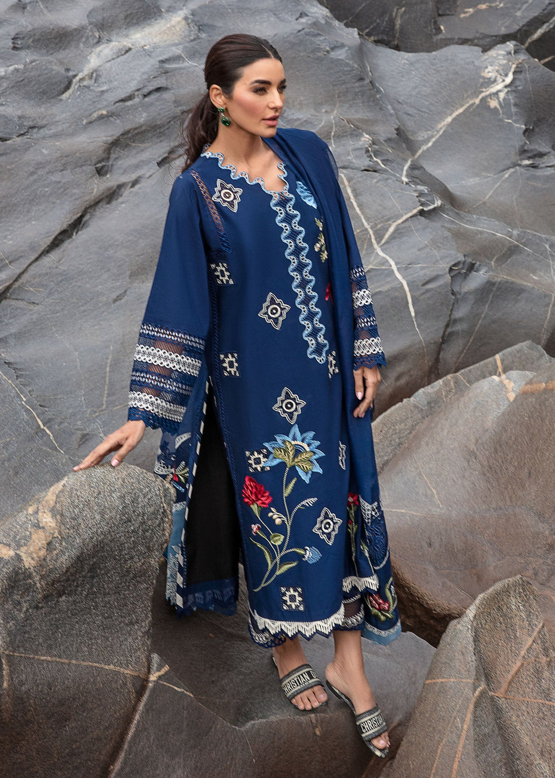 Crimson | Lawn 2024 | Into The Wild - Midnight Blue - Khanumjan  Pakistani Clothes and Designer Dresses in UK, USA