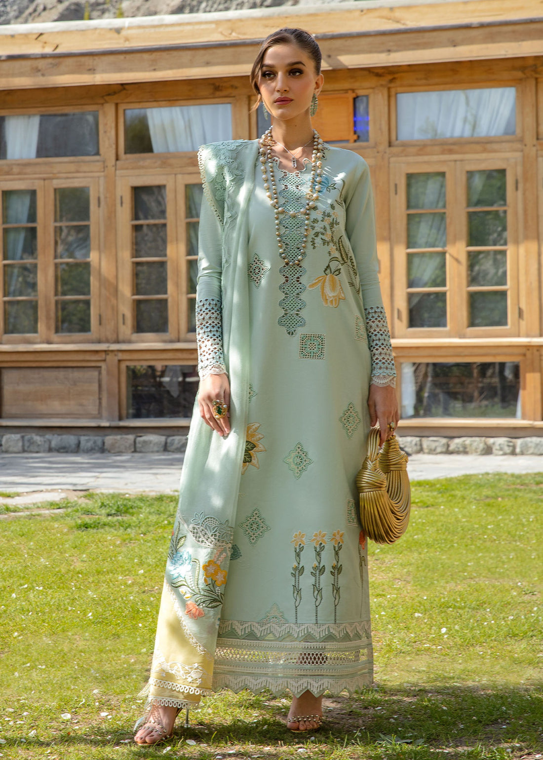 Crimson | Lawn 2024 | Into The Wild - Aqua - Khanumjan  Pakistani Clothes and Designer Dresses in UK, USA
