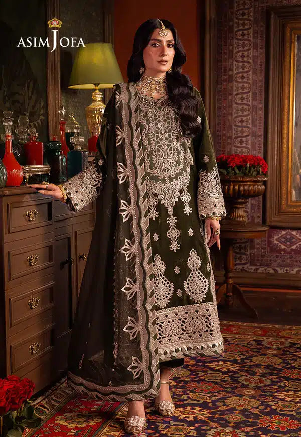 Asim Jofa | Makhmal Wedding Velvet 23 | AJMM-05 - Khanumjan  Pakistani Clothes and Designer Dresses in UK, USA