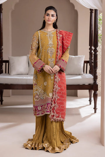 Baroque | Formals Collection | UF-411 - Khanumjan Pakistani Clothes and Designer Dresses in UK, USA