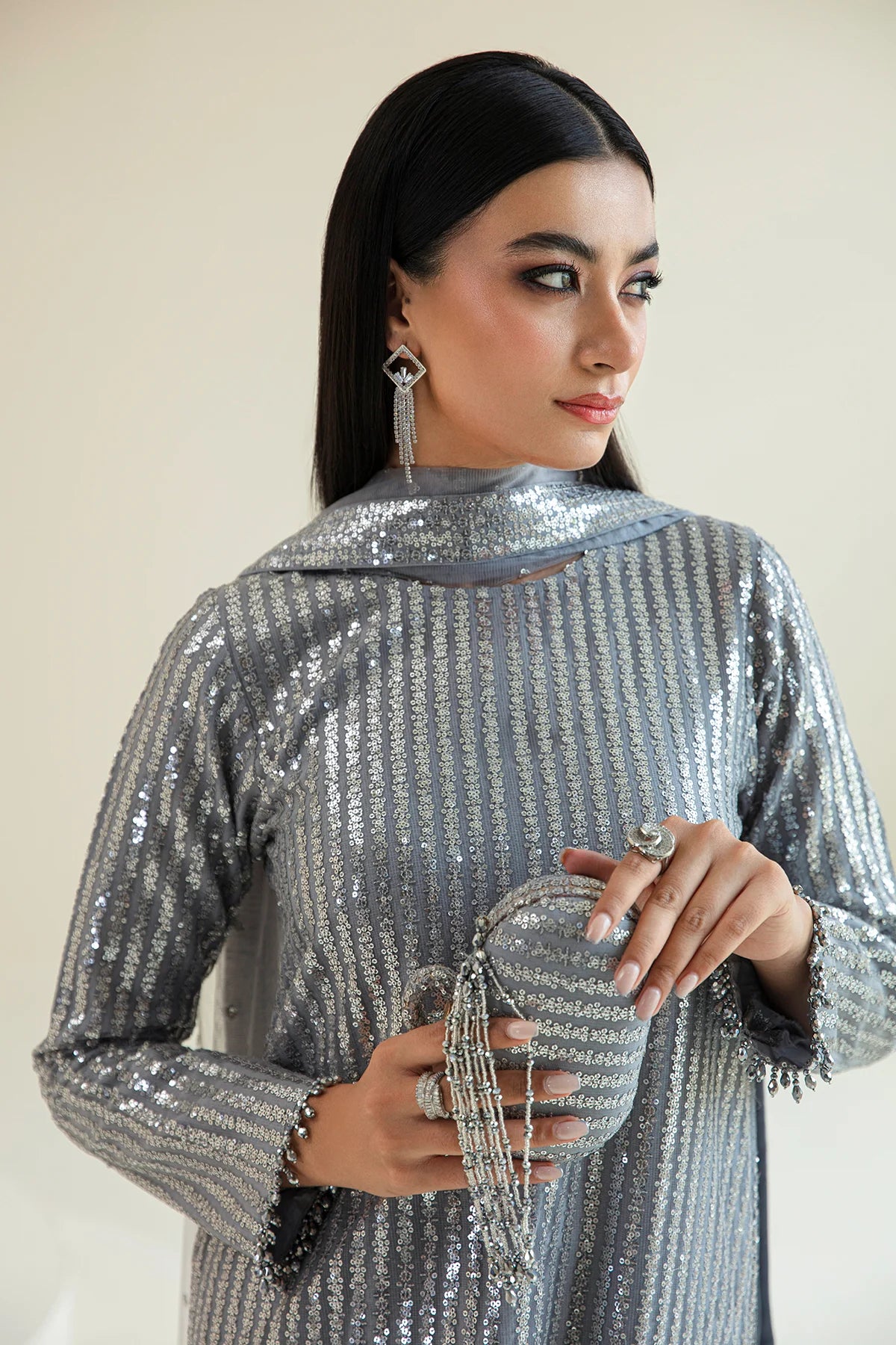 Baroque | Formals Collection | UF-383 - Khanumjan  Pakistani Clothes and Designer Dresses in UK, USA