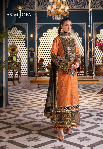 Asim Jofa | Fasana e Ishq Eid Luxury Lawn | AJFI-24 - Khanumjan Pakistani Clothes and Designer Dresses in UK, USA