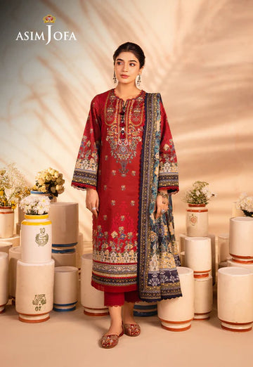 Asim Jofa | Prints Essentials | AJUB-02 - Khanumjan Pakistani Clothes and Designer Dresses in UK, USA