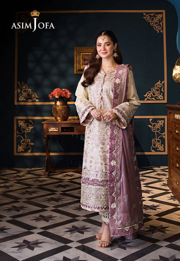 Asim Jofa | Fasana e Ishq Eid Luxury Lawn | AJFI-15 - Khanumjan Pakistani Clothes and Designer Dresses in UK, USA