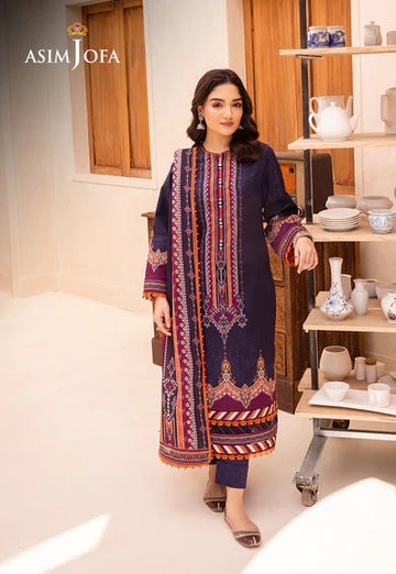 Asim Jofa | Prints Essentials | AJUB-09 - Khanumjan Pakistani Clothes and Designer Dresses in UK, USA