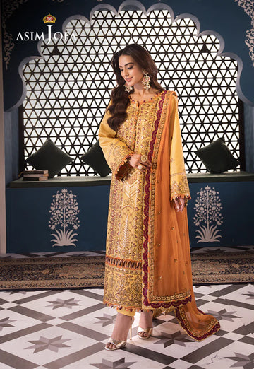 Asim Jofa | Fasana e Ishq Eid Luxury Lawn | AJFI-19 - Khanumjan Pakistani Clothes and Designer Dresses in UK, USA