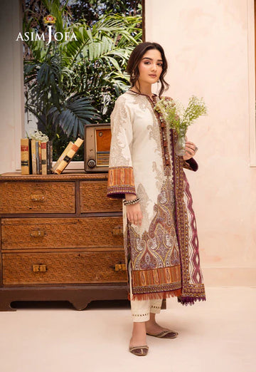 Asim Jofa | Prints Essentials | AJUB-11 - Khanumjan Pakistani Clothes and Designer Dresses in UK, USA