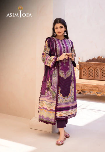 Asim Jofa | Prints Essentials | AJUB-10 - Khanumjan Pakistani Clothes and Designer Dresses in UK, USA