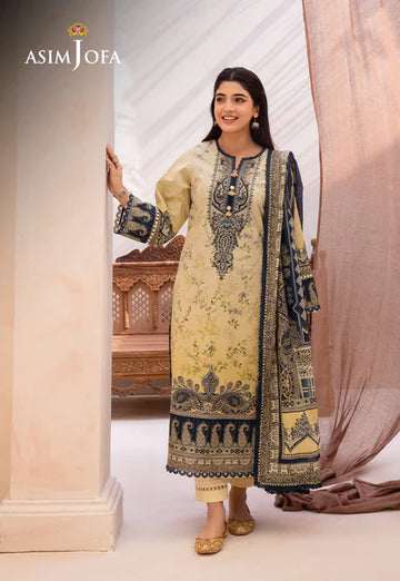 Asim Jofa | Prints Essentials | AJUB-15 - Khanumjan Pakistani Clothes and Designer Dresses in UK, USA