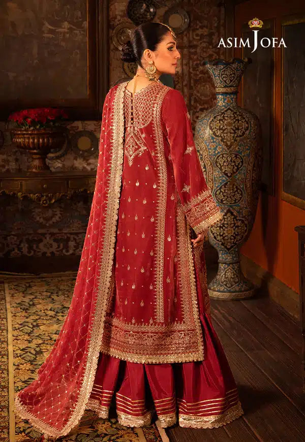 Asim Jofa | Makhmal Wedding Velvet 23 | AJMM-10 - Khanumjan  Pakistani Clothes and Designer Dresses in UK, USA