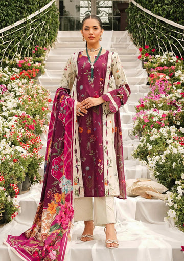 Elaf Premium | Printed Collection 24 | EEP-08A-Twilight Ties - Khanumjan Pakistani Clothes and Designer Dresses in UK, USA