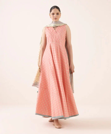 Sapphire | Fall Winter 25 | 3 Piece - Printed Light Linen Suit 0U3PDY25V642