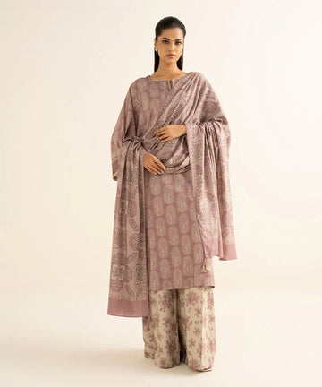 Sapphire | Fall Winter 25 |3 Piece - Printed Linen Suit 0U3PDY25V831