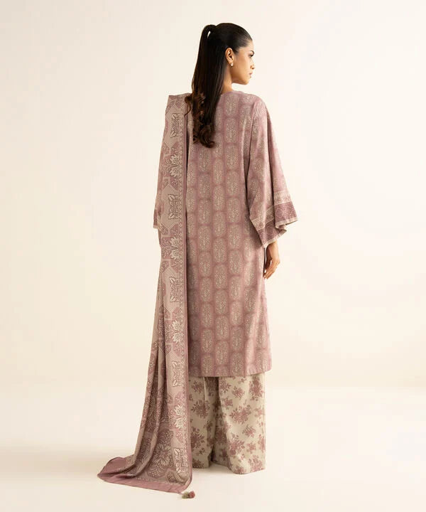 Sapphire | Fall Winter 25 |3 Piece - Printed Linen Suit 0U3PDY25V831