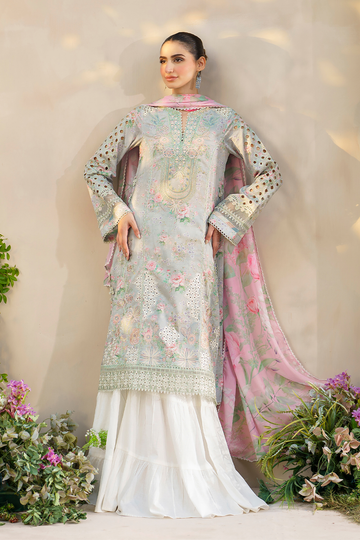 Iznik | Festive lawn 24 | SFL-07 - Khanumjan  Pakistani Clothes and Designer Dresses in UK, USA