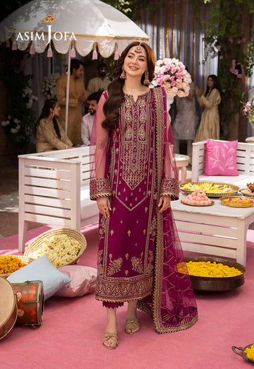 Asim Jofa | Jag Mag Formals | AJMJ-09 - Khanumjan Pakistani Clothes and Designer Dresses in UK, USA