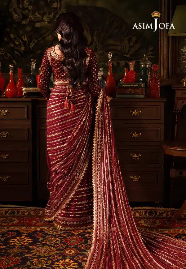 Asim Jofa | Makhmal Wedding Velvet 23 | AJMM-02 - Khanumjan  Pakistani Clothes and Designer Dresses in UK, USA