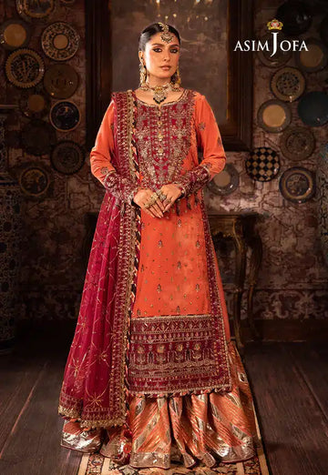 Asim Jofa | Makhmal Wedding Velvet 23 | AJMM-01 - Khanumjan Pakistani Clothes and Designer Dresses in UK, USA