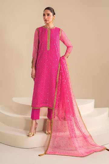 Baroque | Luxury Pret 24 | CHIFFON UF-626 - Khanumjan Pakistani Clothes and Designer Dresses in UK, USA