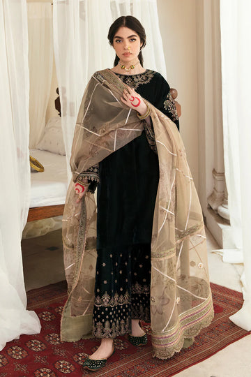 Baroque | Jahanara Luxury Velvet 23 | UF-249 - Khanumjan Pakistani Clothes and Designer Dresses in UK, USA