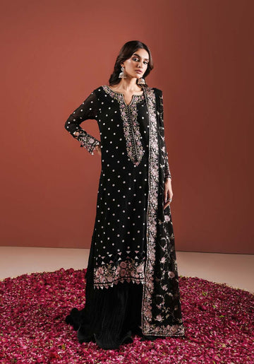Zarqash | Lakhnawi Festive Chiffon 24 | ZQL 003A SAHAR