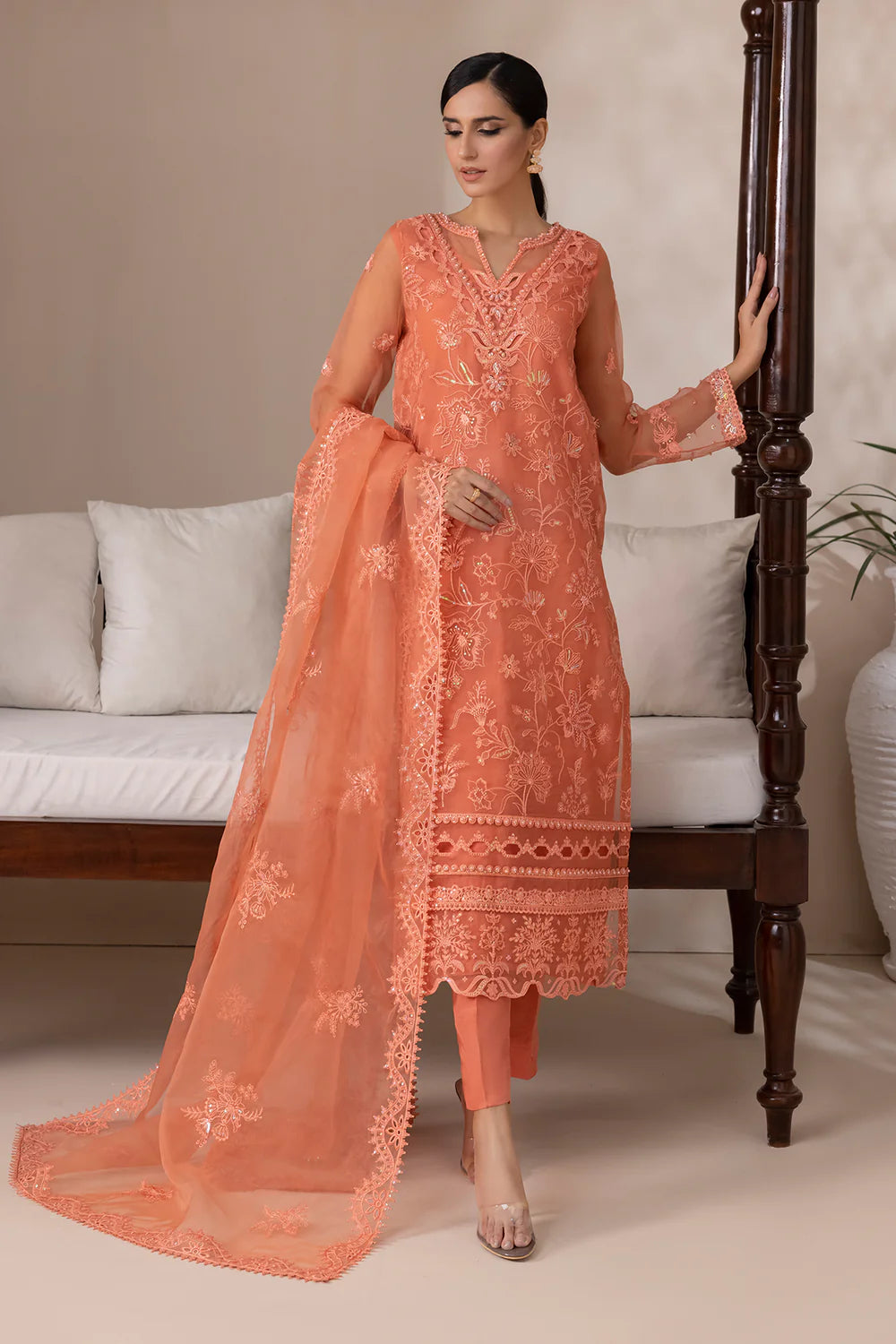 Baroque | Formals Collection | UF-416 - Khanumjan  Pakistani Clothes and Designer Dresses in UK, USA