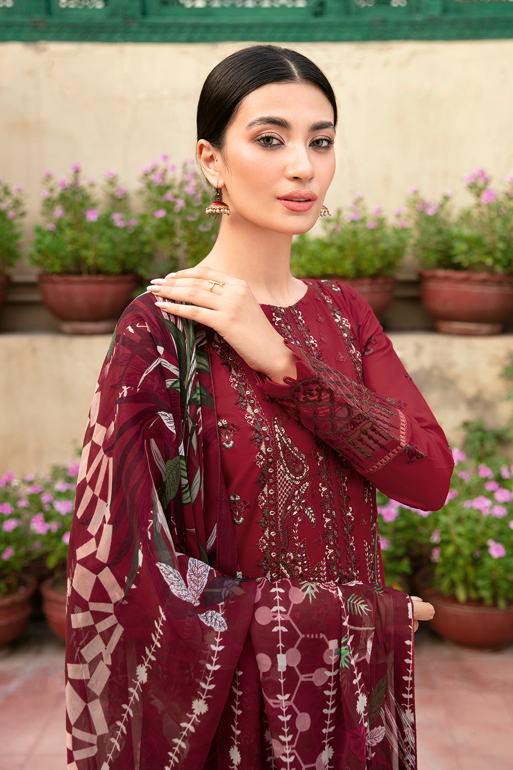 Ramsha | Mashaal Luxury Lawn | L-803 - Khanumjan  Pakistani Clothes and Designer Dresses in UK, USA
