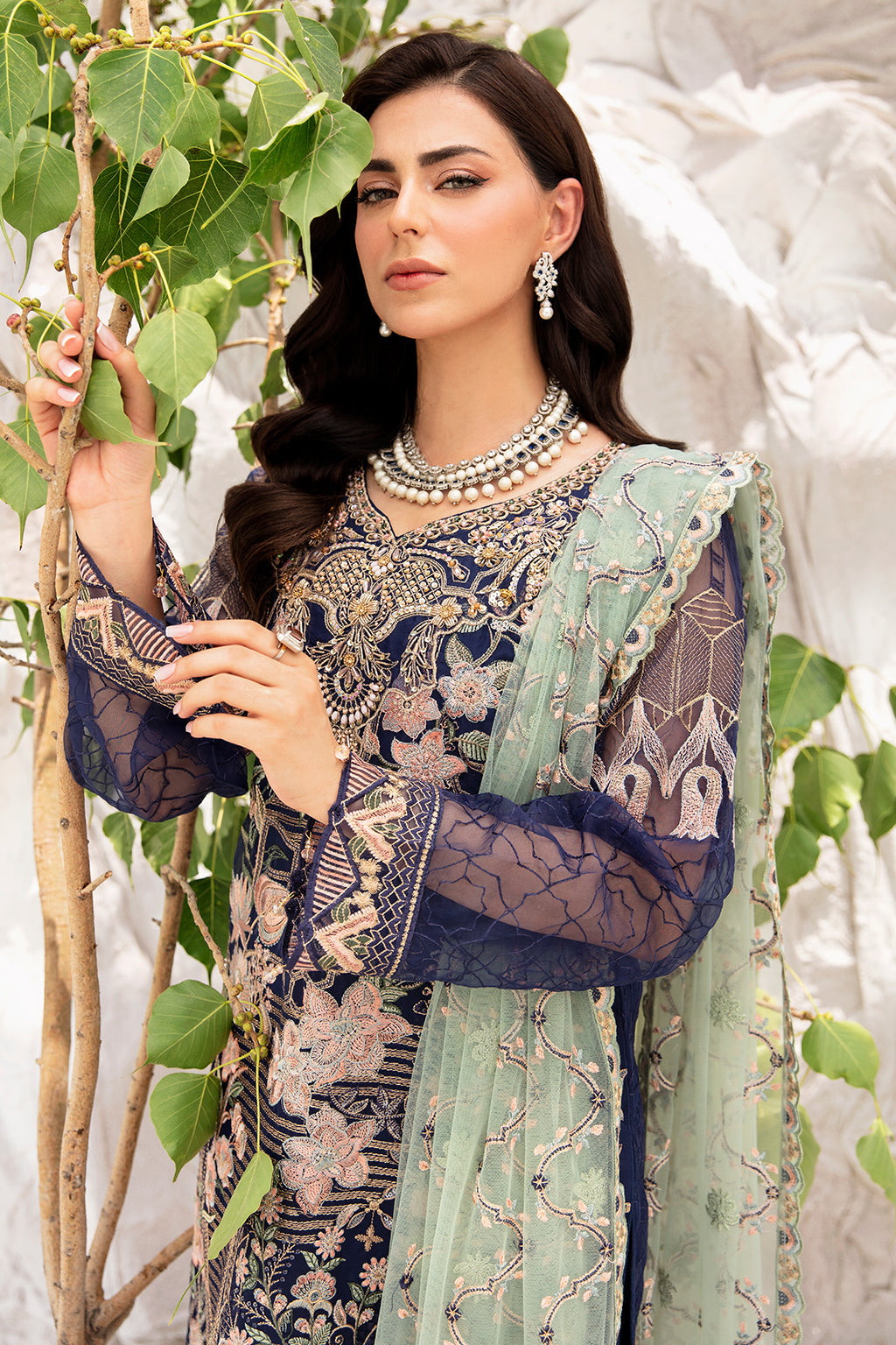 Ramsha | Minhal Organza Collection | M-902 - Khanumjan  Pakistani Clothes and Designer Dresses in UK, USA