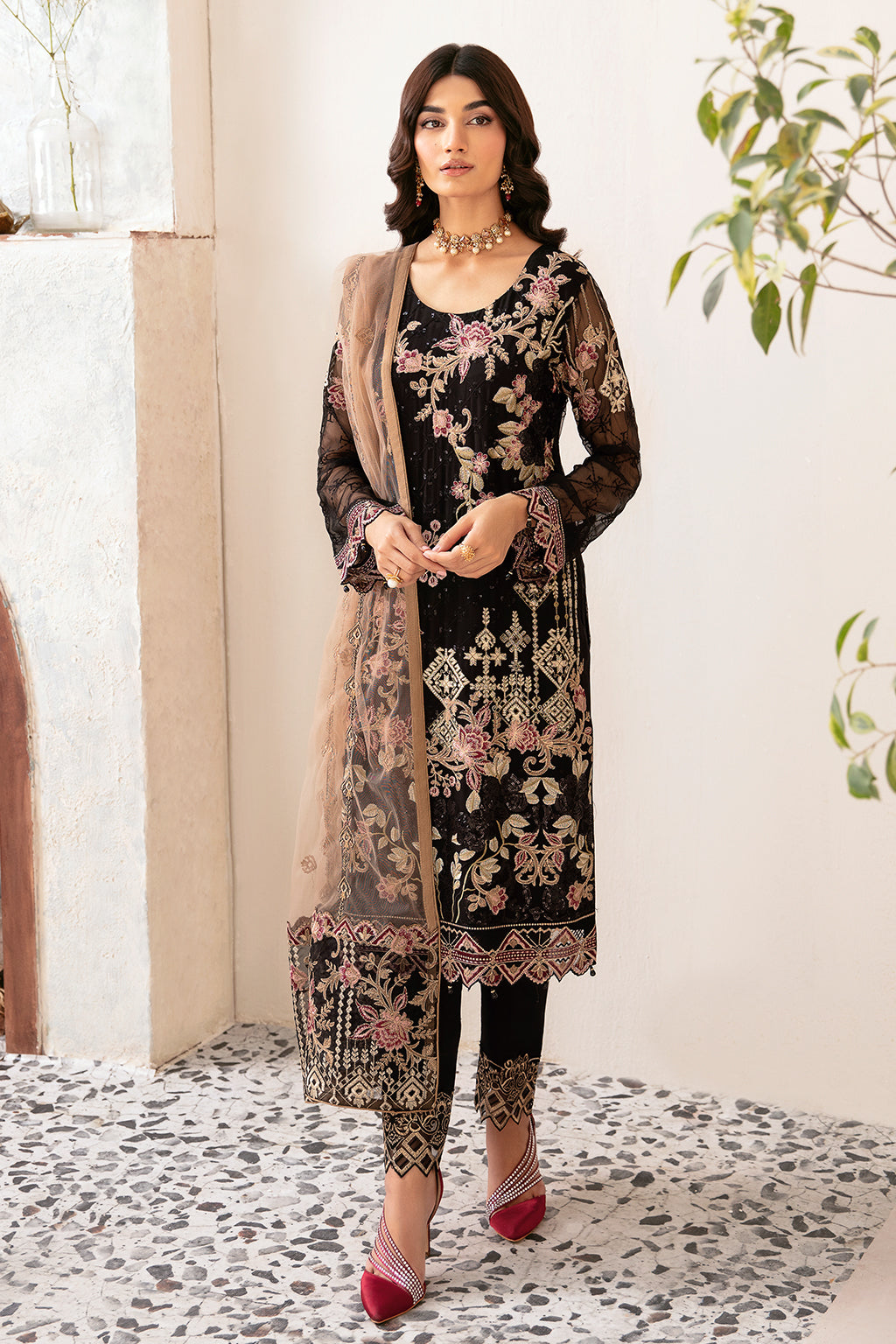 Ramsha | Rangoon Chiffon Collection 24 | D-1204 - Khanumjan  Pakistani Clothes and Designer Dresses in UK, USA