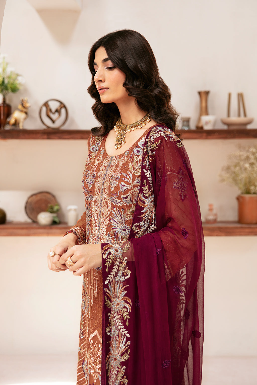 Ramsha | Rangoon Chiffon Collection 24 | D-1209 - Khanumjan  Pakistani Clothes and Designer Dresses in UK, USA