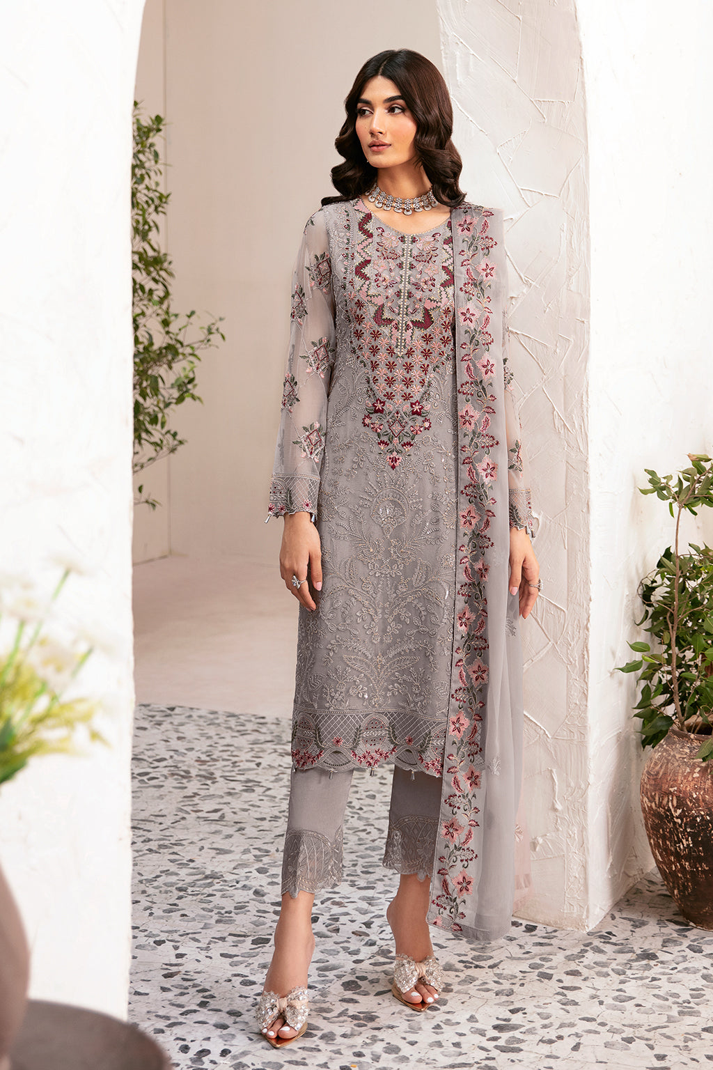 Ramsha | Rangoon Chiffon Collection 24 | D-1210 - Khanumjan  Pakistani Clothes and Designer Dresses in UK, USA