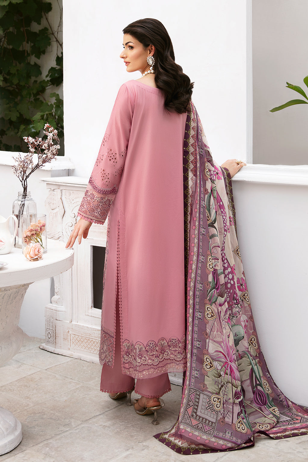 Ramsha | Andaaz Lawn Collection | Z-909 - Khanumjan  Pakistani Clothes and Designer Dresses in UK, USA