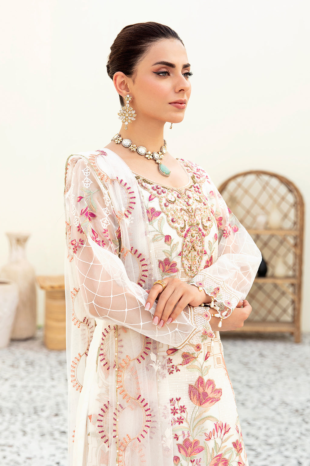 Ramsha | Minhal Organza Collection | M-907 - Khanumjan  Pakistani Clothes and Designer Dresses in UK, USA