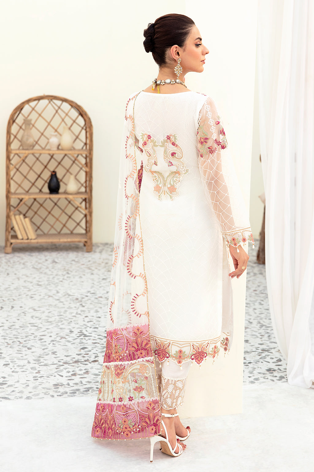 Ramsha | Minhal Organza Collection | M-907 - Khanumjan  Pakistani Clothes and Designer Dresses in UK, USA
